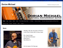 Tablet Screenshot of dorianmichael.com